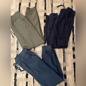BUNDLE of three Mack Weldon joggers, size S